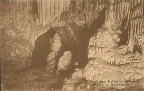 Remouchamps-Aywaille Aiwêye Grottes de Remouchamps: Entrée Galerie ogivale 1924