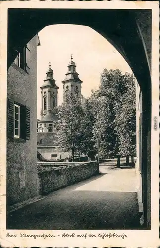 Ansichtskarte Bad Mergentheim Schloßkirche 1930