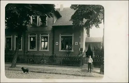 Ansichtskarte Altdöbern Stara Darbnja Privathaus. Straßenpartie 1913 