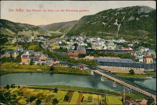 Ansichtskarte Bad Soden-Salmünster Brücke, Fabrik, Geschäft 1916 