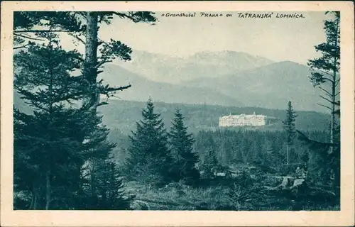 Tatralomnitz-Vysoké Tatry Tatranská Lomnica Grand Hotel Praha, Vysoké Tatry 1933