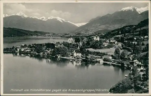 Ansichtskarte Millstatt Panorama gegen die Kreuzeckgruppe 1932