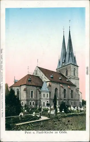 Ansichtskarte Göda Hodźij Petri- und Paul Kirche Oberlausitz b Bautzen 1909