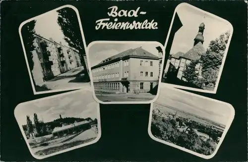 Ansichtskarte Bad Freienwalde Wohnhäuser, Kirche, Panorama 196