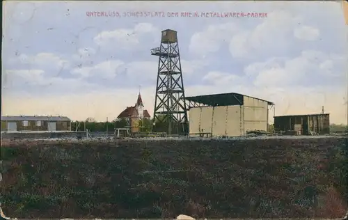 Unterlüß (Lüneburger Heide) Schiessplatz, Metallwaren Fabrik 1918 