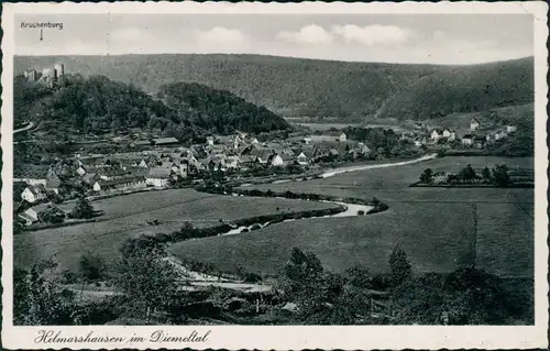 Ansichtskarte Helmarshausen-Bad Karlshafen Blick auf die Stadt 1939 