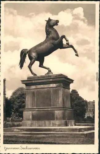 Ansichtskarte Hannover Sachsenroß 1932
