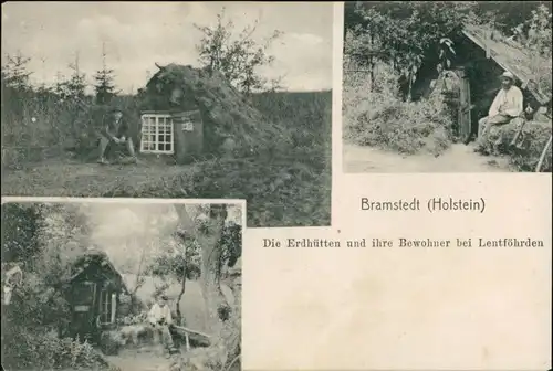 Bad Bramstedt Die Erdhöhlen und ihre Bewohner Lentföhrden 1908 