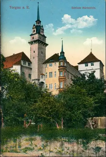 Ansichtskarte Torgau Schloss Hartenfels 1915