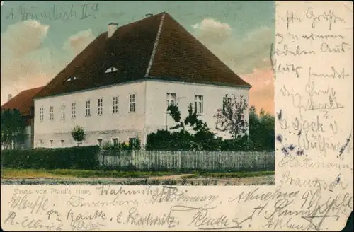 Ansichtskarte Dommitzsch Plant's Haus 1905