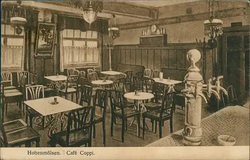 Ansichtskarte Hohenmölsen Saal - Cafe Coppi 1922 