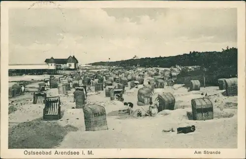 Arendsee (Mecklenburg-Vorpommern )-Kühlungsborn Am Strande - Seebrücke 1927 