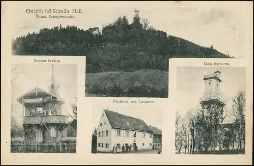 Einkorn Michelbach  4 Bild: Fernsprechstelle Gasthaus b Schwäbisch Hall 1915