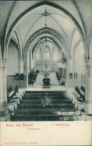 Ansichtskarte Gronau St. Matthäikirche 1900