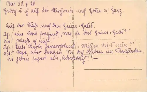 Ansichtskarte Lüneburg Partie am Heinrich Heine Haus 1918 