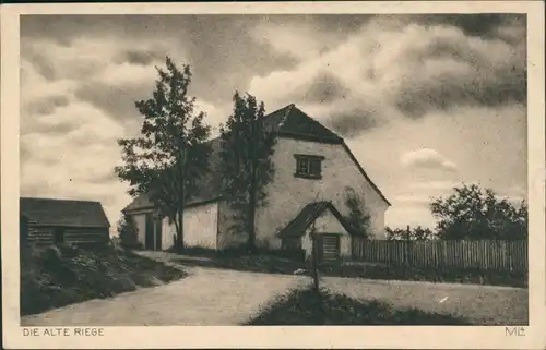 Postcard -Kurland- Die Alte Riege - Kurland Kurzeme 1916 