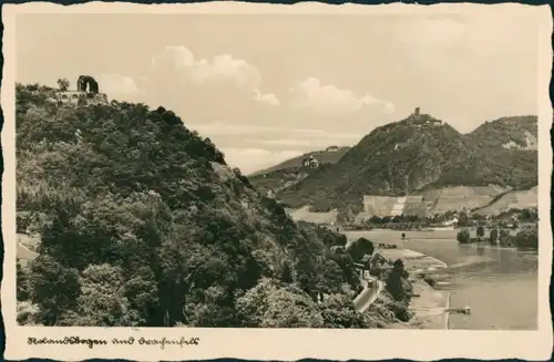 Ansichtskarte Königswinter Panorama-Ansicht - mit Drachenfels 1932