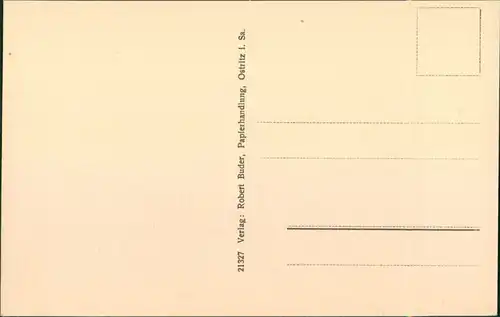 Ansichtskarte Ostritz (Oberlausitz) Wostrowc Blick auf den Ort 1912