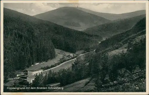 Postcard Glatz Kłodzko Partie im Klessengrund 1929 