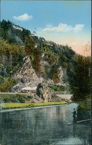 Ansichtskarte Augustusburg Erzgebirge Bergrestaurant Kunnerstein 1912 