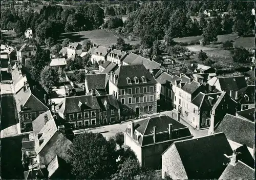 CPA Sornac EN AVION AU-DESSUS DE 1954