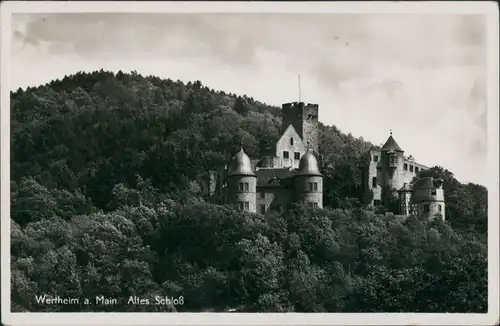 Ansichtskarte Wertheim Burg/Schloss Wertheim 1932