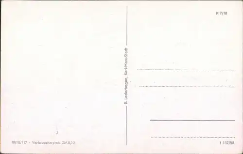 Ansichtskarte Koserow Strandleben 1958