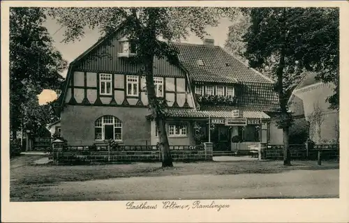 Ansichtskarte Ramlingen-Ehlershausen-Burgdorf (Han) Gasthaus zum Voltmer 1932 