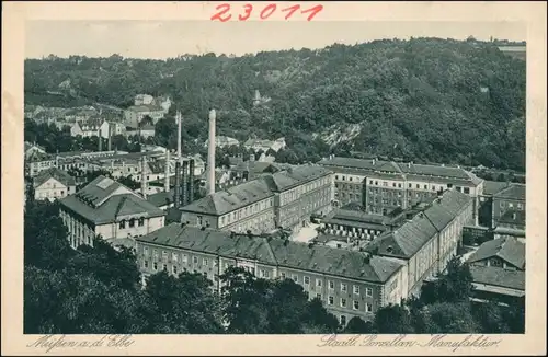 Ansichtskarte Meißen Porzellan-Manufaktur 1929