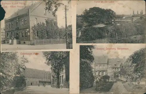 Schulenburg-Pattensen Kaufhaus Rudolf Fricke,  Leine,  Mühle  Herrenhaus 1915