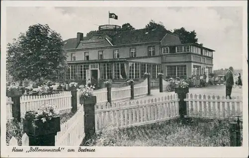 Ansichtskarte Beetzsee Gaststätte u. Obstgut Bollmannsruh 1944