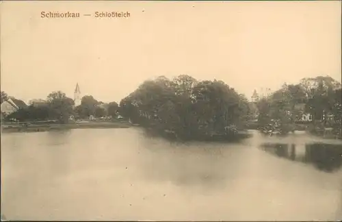 Schmorkau-Neukirch (bei Königsbrück) Šmorkow Schlossteich 1913