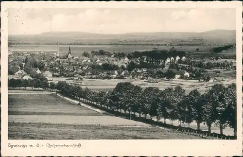 Ansichtskarte Springe Straße zur Stadt 1939 