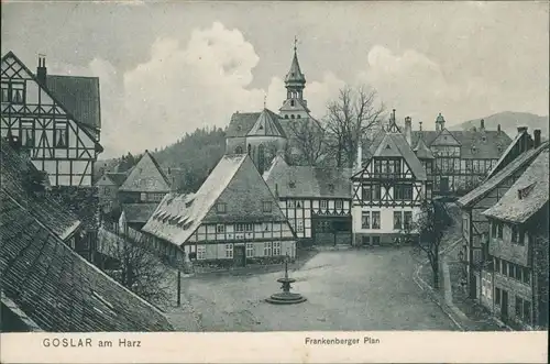 Ansichtskarte Goslar Frankenberger Plan 1908 