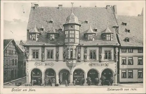 Ansichtskarte Goslar Kaiserworth von 1494 1907 