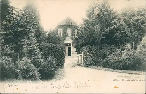 Ansichtskarte Upjever-Schortens Straße - Villa 1907 