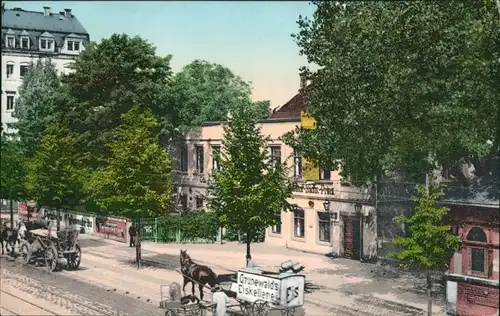 Striesen-Dresden Gasthaus Sä  Prinz, Schandauerstraße Grunewald Eiskeller 1913