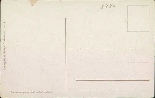 Ansichtskarte Grafenwöhr Straße - Partie am Stadtweiher 1913 