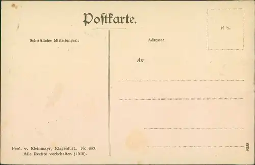 Ansichtskarte Zell am See Kaiserin Elisabeth Glocknerstrasse 1910 