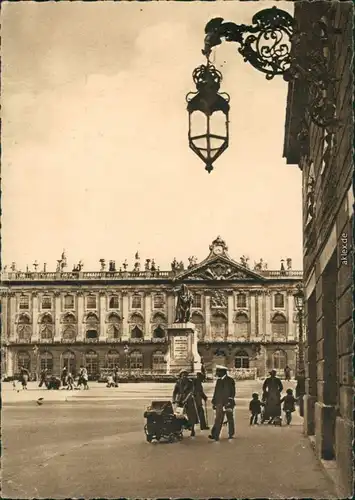 CPA Nancy Statue de Stanislas und Hotel de Ville Vue 1962