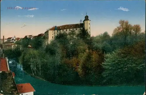 Ansichtskarte Glauchau Tal - Schloss 1915 