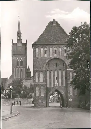 Ansichtskarte Usedom Anklamer Torturm und Stadtkirchturm 1979