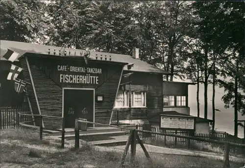 Ansichtskarte Ückeritz (Usedom) Café - Oriental-Tanzbar "Fischerhütte" 1975