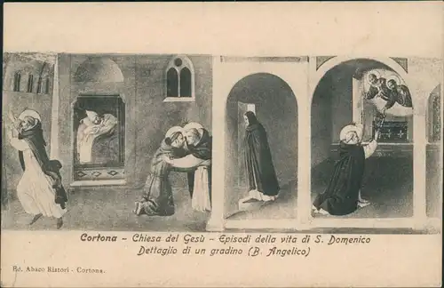  Künstlerkarten - Religion/Kirche - Bibel - Cortona - B. Angelico 1912