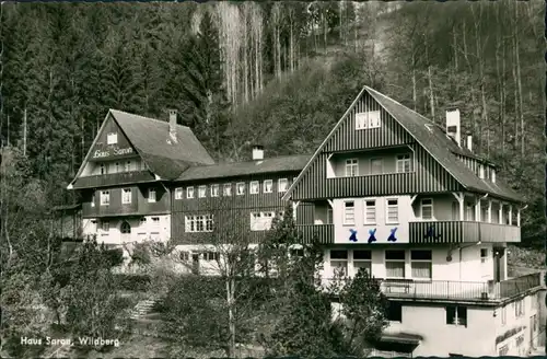 Ansichtskarte Wildberg (Schwarzwald) Haus Saron 1959