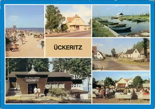 Ückeritz Usedom Ratscafé  Achterwasser Hauptstraße Café-Oriental-Tanzbar 1988