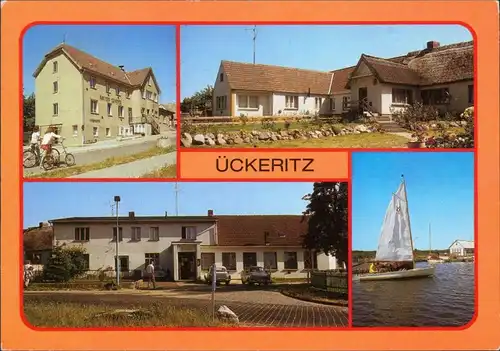 Ückeritz Usedom Rat der Gemeinde, Ortsmotiv, Gaststätte "Deutsches Haus g1988