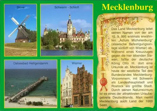 Mecklenburg Vorpommern Stove, Schloss Schwerin, Heiligendamm, Wismar 2002