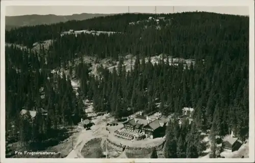 Foto Oslo Kristiania Fra Frognersæteren Luftbild 1932 Privatfoto