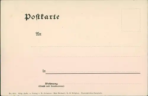 Ansichtskarte Grainau Studie am Badersee 1900